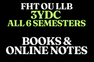 Read more about the article Osmania University 3LLB All Semesters Books