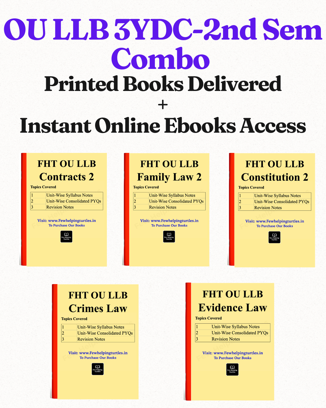 Read more about the article Template- Combo (Printed Book+ Online Notes) 3YDC 2nd Sem–FHT Osmania University LLB Books